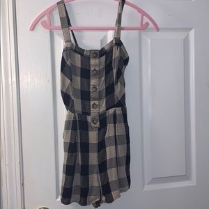 Checkered romper